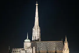 St. Stephen's Cathedral by night