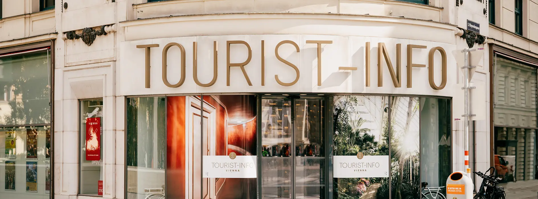 Exterior view of Tourist Info in Vienna