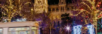 Iluminación navideña en la Rathausplatz