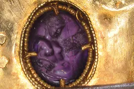 Crown of the Holy Roman Empire, detail, intaglio