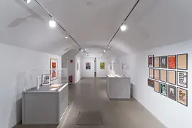 Wiener Aktionismus Museum, vista de la exposición