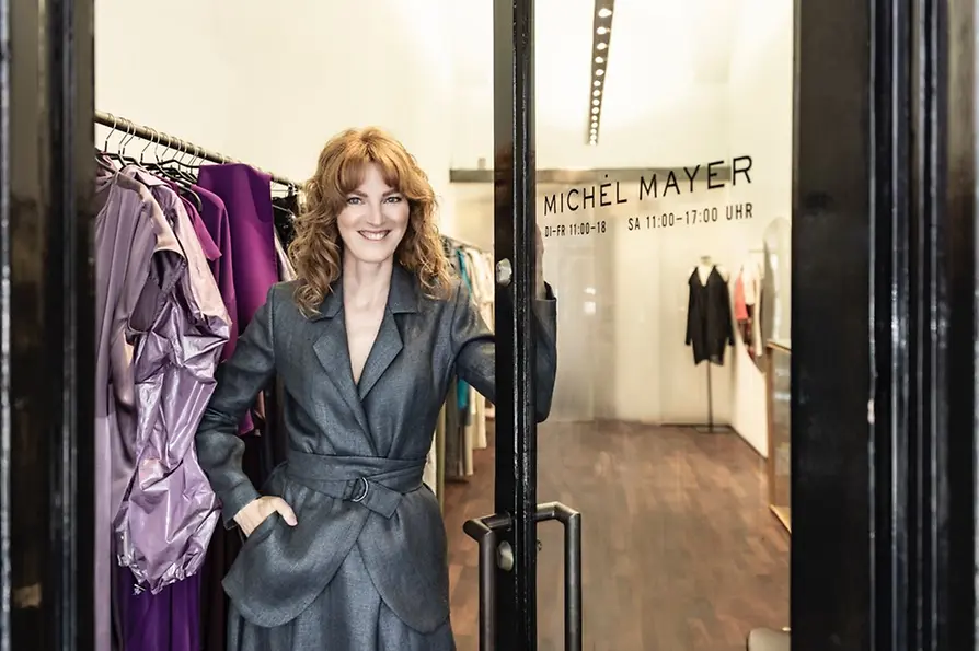 Fashion designer Michel Mayer