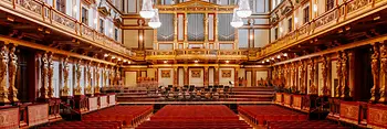 Złota Sala w Musikverein w Wiedniu, zdjęcie w całej okazałości