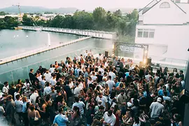 People celebrating